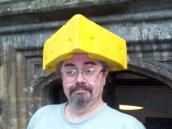 Robert Sneddon with cheese hat